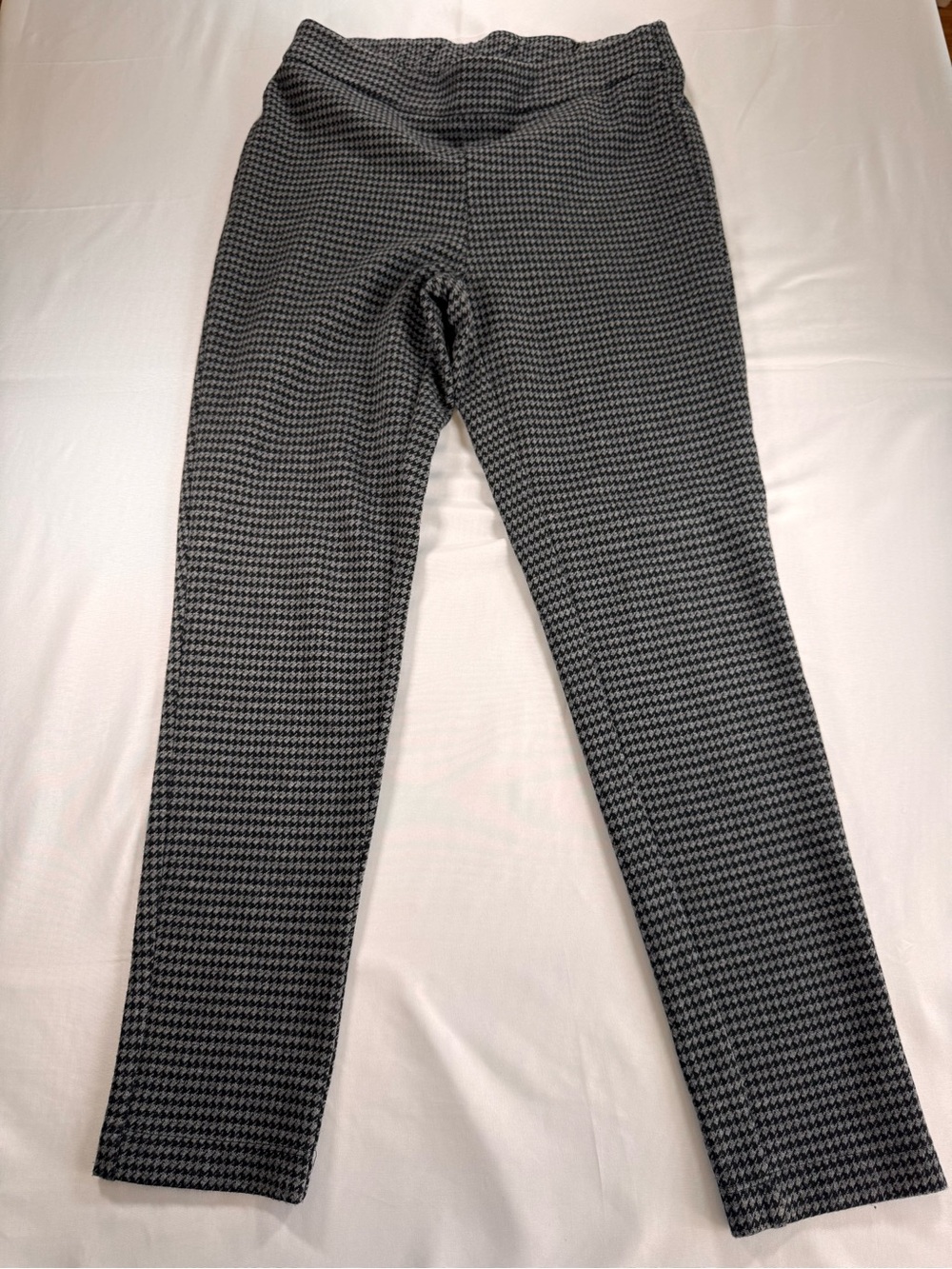 Tahari pull on knit houndstooth pants Petite Medium Business Casual